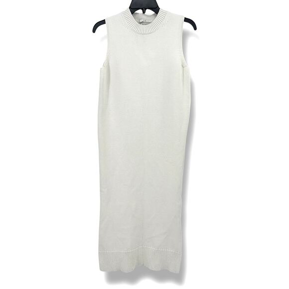 CO Long Sleeveless Knit Sweater Side Slits Womens Size Small 2020 - Picture 1 of 7